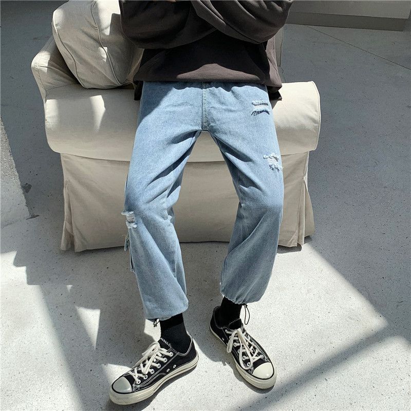 Cowpow Bungee Cord Cargo Jeans | YesStyle