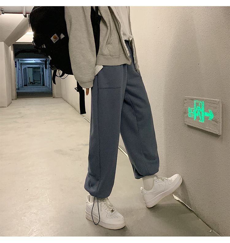 drawstring cuff sweatpants