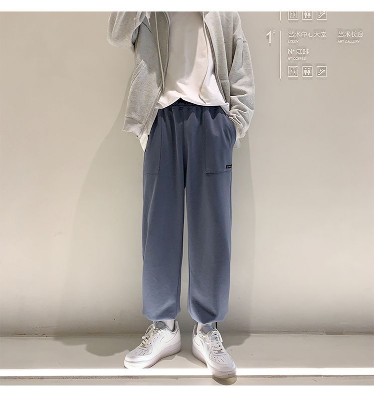 drawstring cuff sweatpants