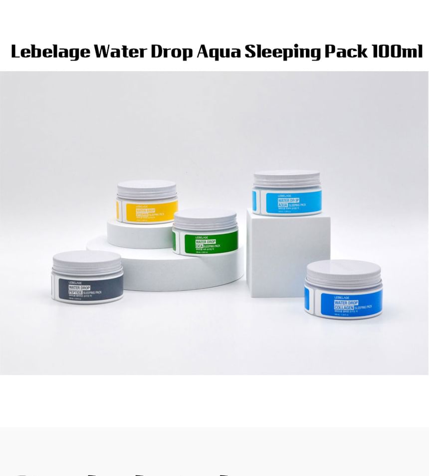 Buy LEBELAGE - Water Drop Aqua Sleeping Pack in Bulk ...