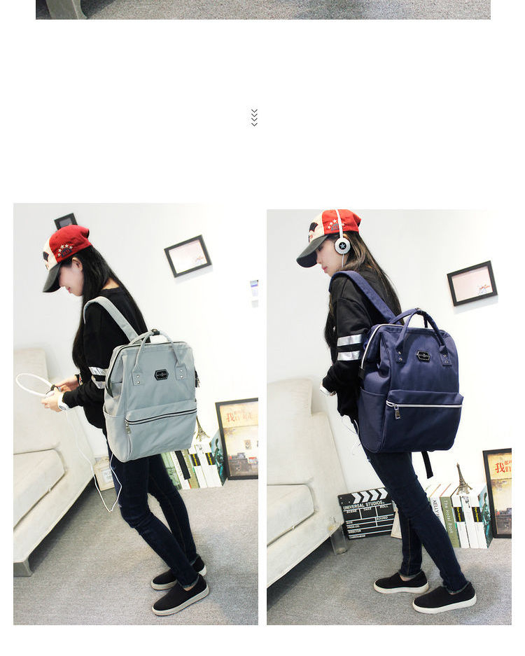 Bag Hub Canvas Backpack YesStyle