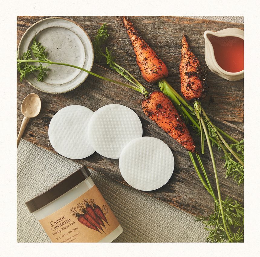SKINFOOD Carrot Carotene Calming Water Pad Set YesStyle