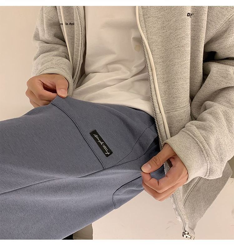 drawstring cuff sweatpants