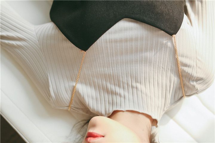 spaghetti strap over turtleneck