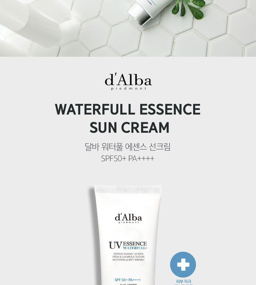 d'Alba Waterfull Essence Sun Cream SPF50+ PA++++ 50ml