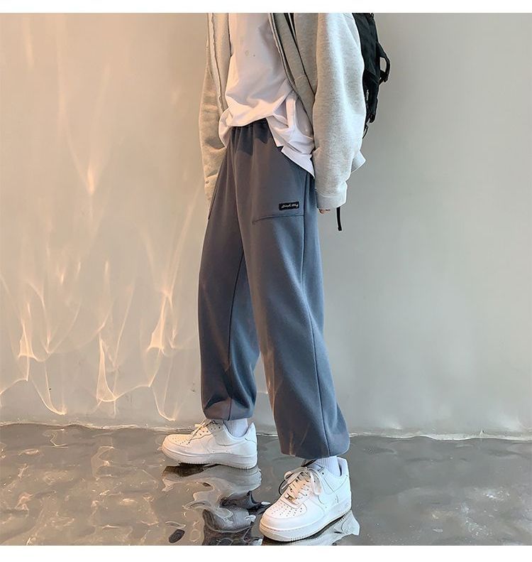 drawstring cuff sweatpants