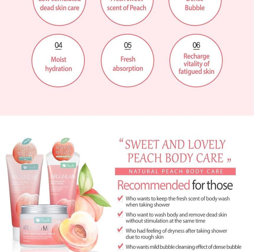 Buy AROUND ME Natural Scrub Body Wash (x10) (Bulk Box) in Bulk