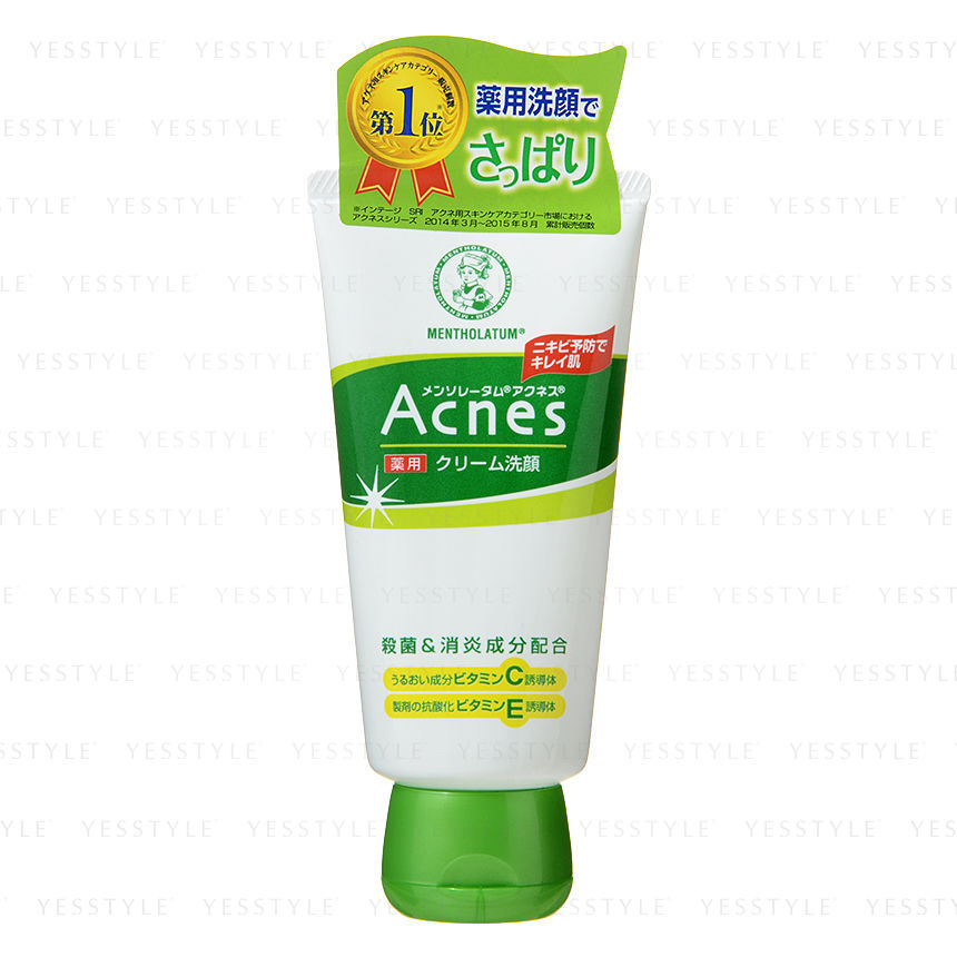 Rohto Mentholatum Acnes Creamy Face Wash Yesstyle