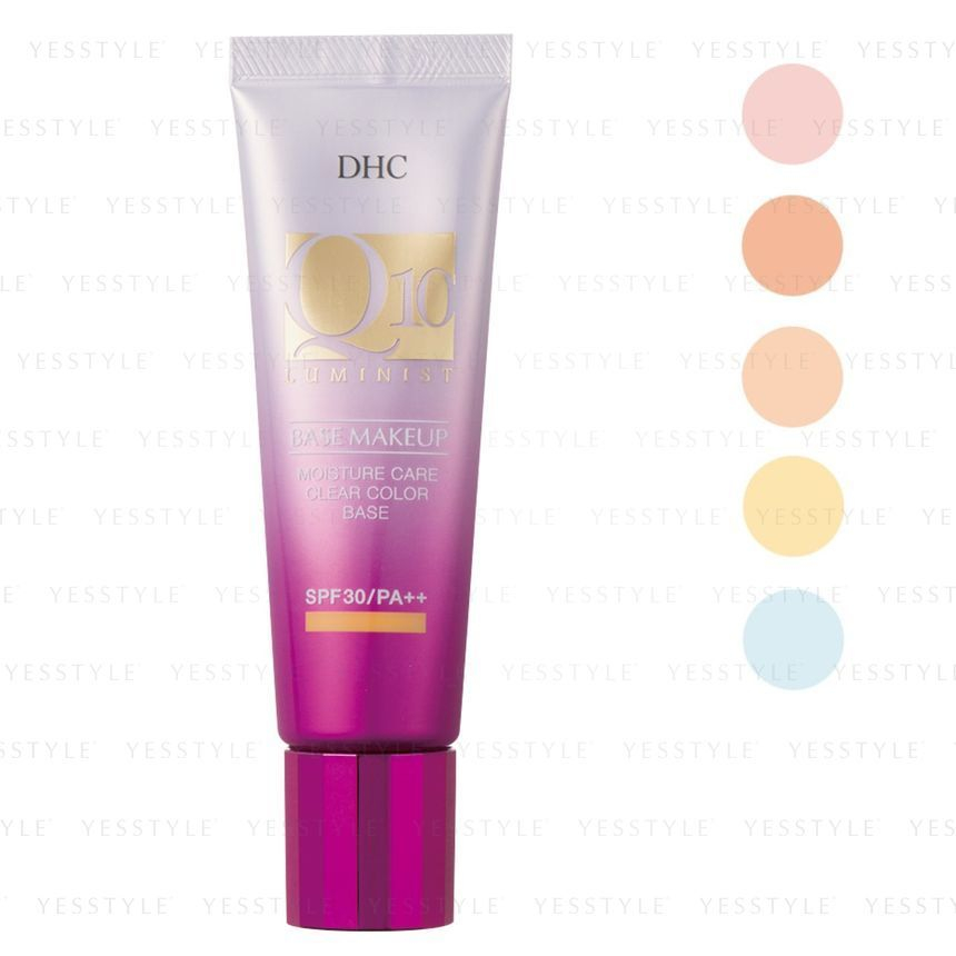 Dhc Q10 Moisture Care Clear Color Base Spf 30 Pa 5 Types Yesstyle