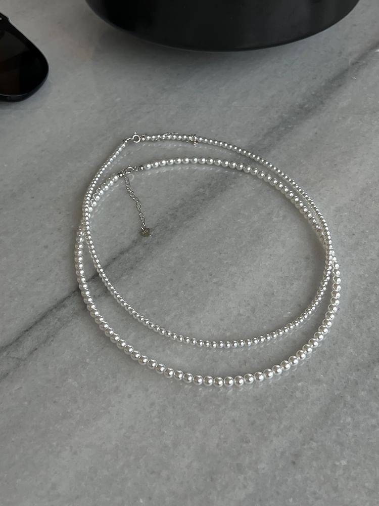 Lumpy Pearl Sugar Lump - Faux Pearl Necklace (Various Designs) | YesStyle