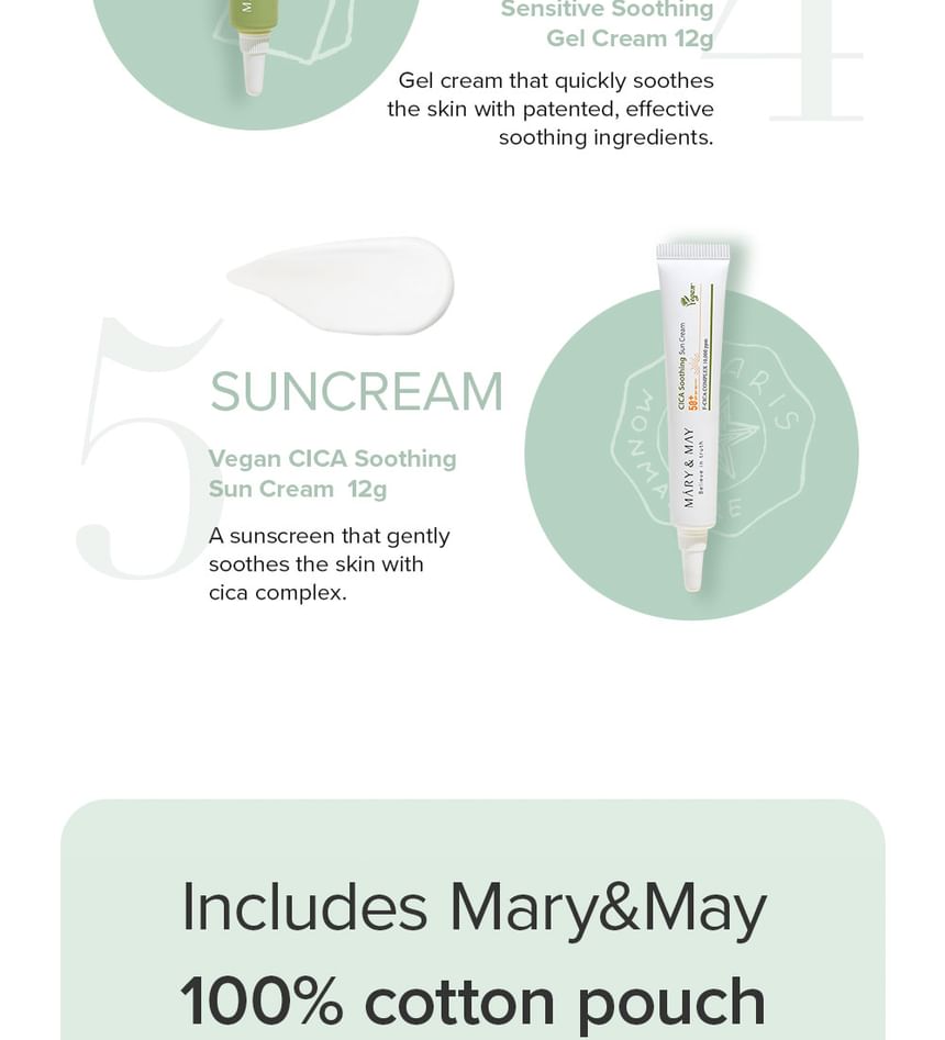 Mary&May - Soothing Trouble Care Travel Kit