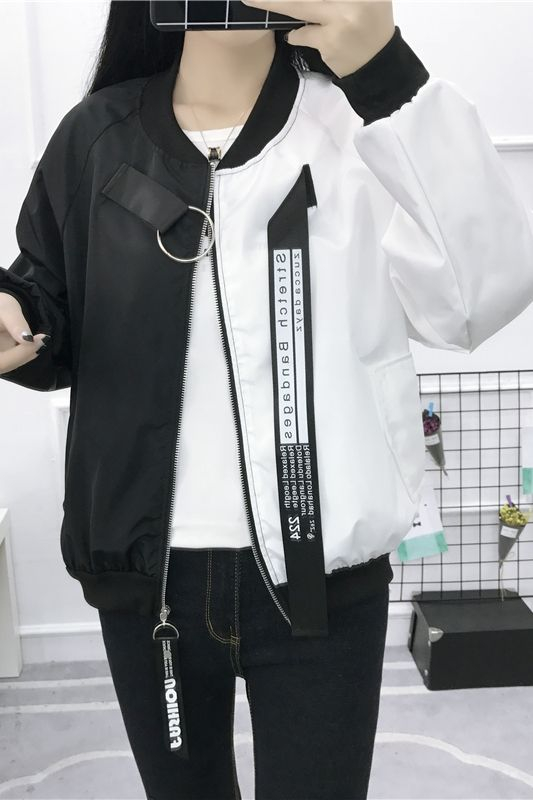 colorful bomber jacket