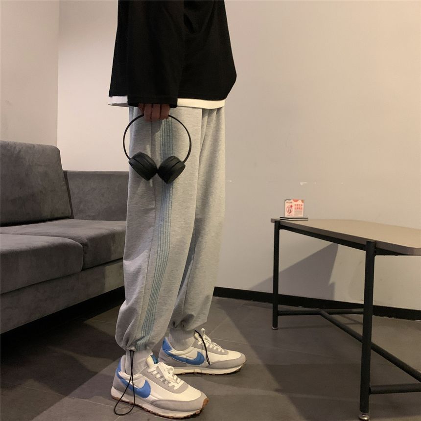 drawstring cuff sweatpants