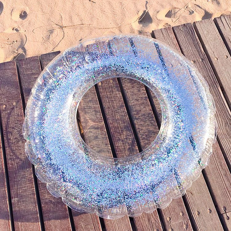 glitter swim ring