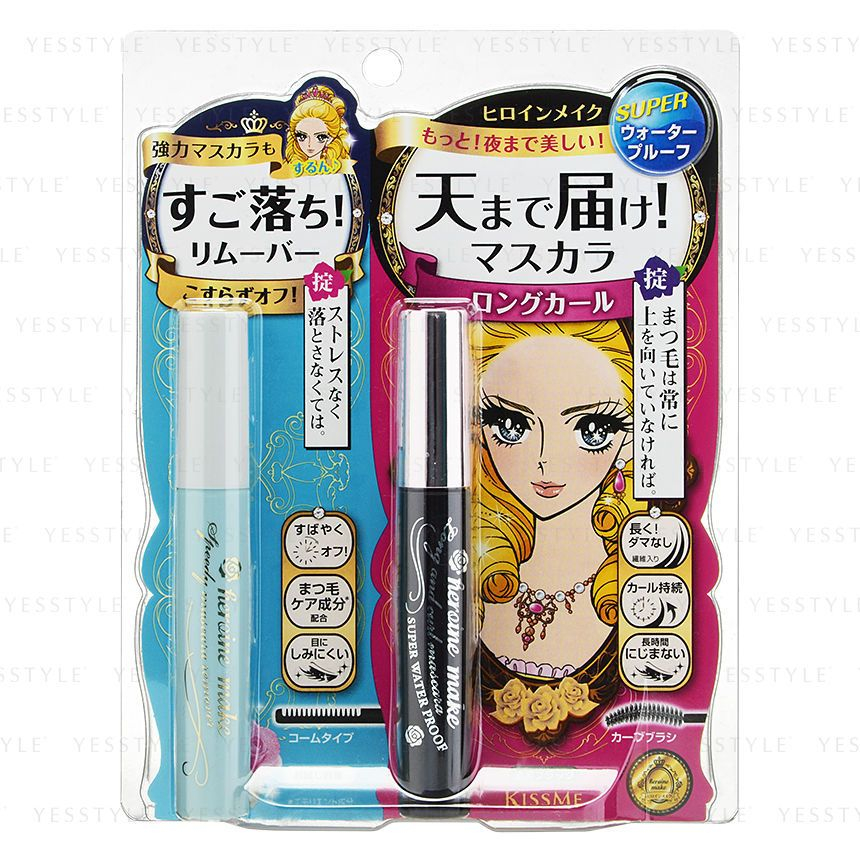 ISEHAN Kiss Me Heroine Make Long & Curl Mascara Super Waterproof Black