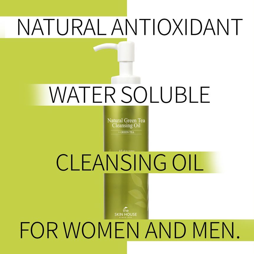natural green tea cleansing oil