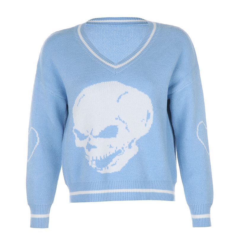 hcw blue sweater