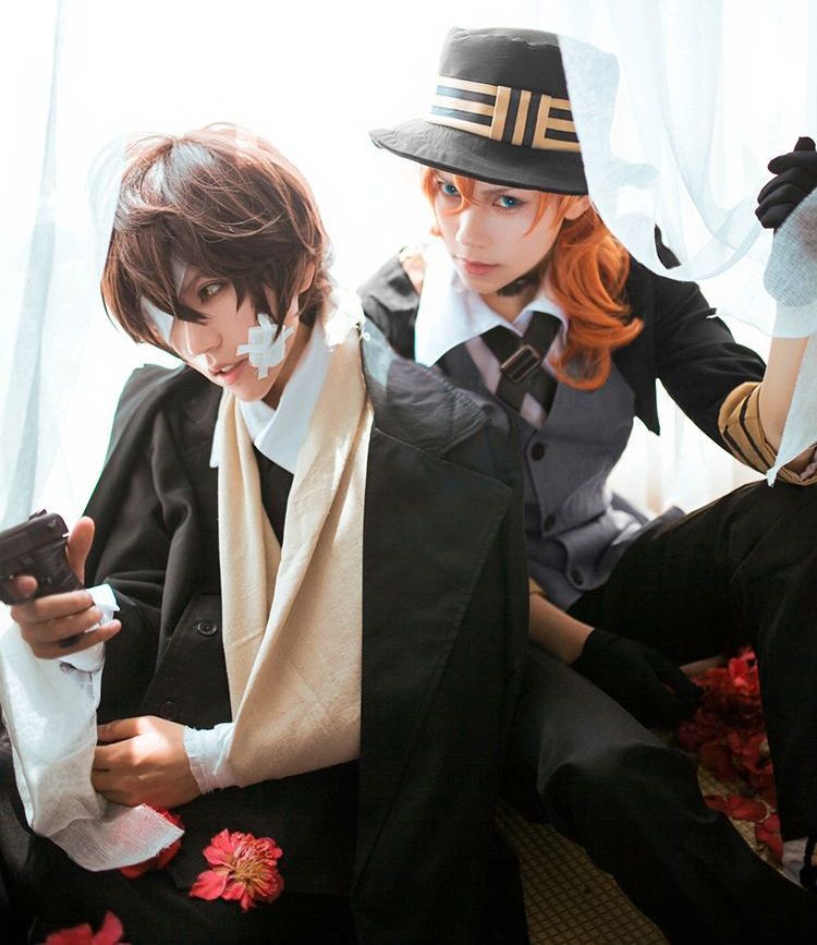 neiko - 文豪野犬太宰治角色扮演服装套装