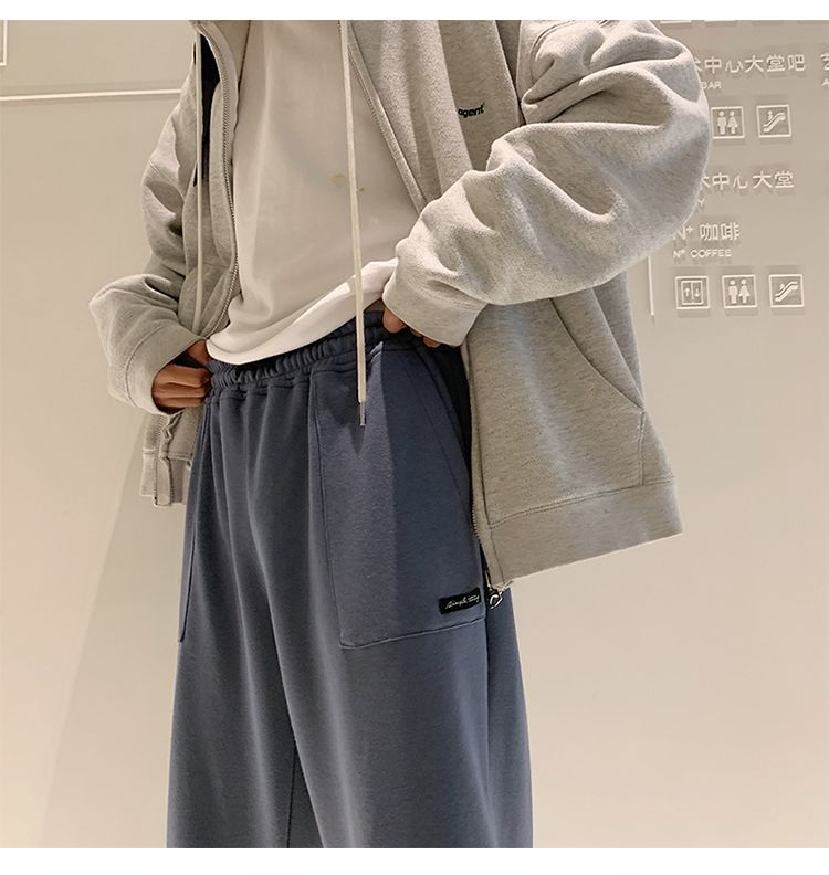 drawstring cuff sweatpants