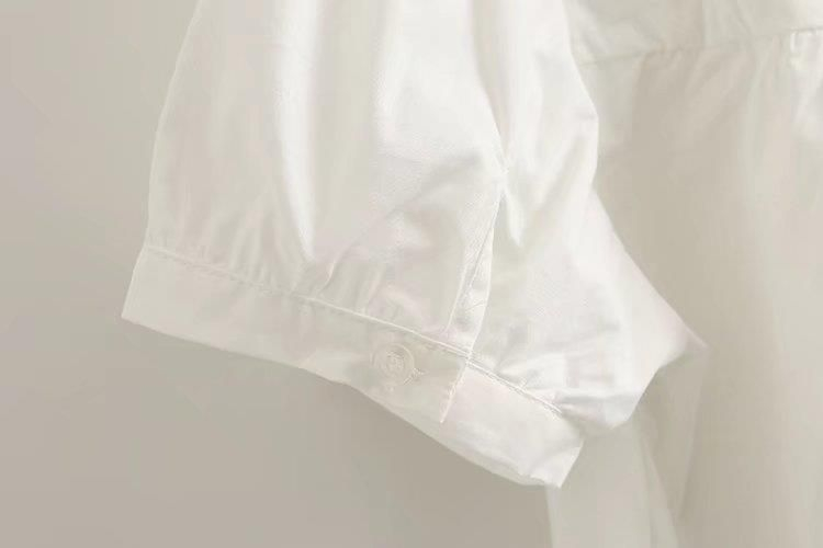 Suzette Short-Sleeve Peter Pan Collar Babydoll Top | YesStyle