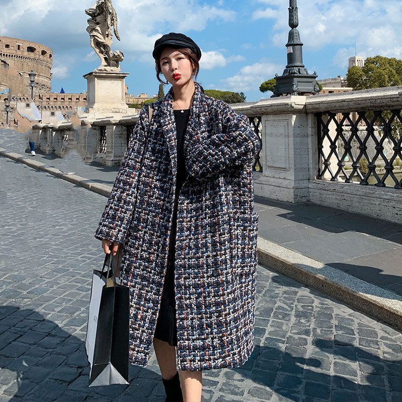 Ariadne - Oversized Tweed Coat