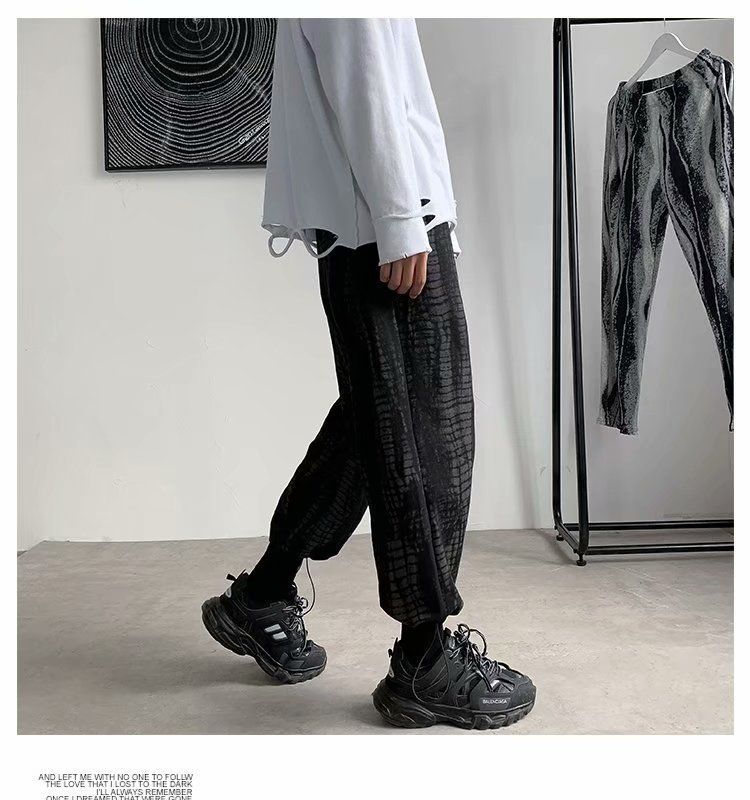 mens patterned sweatpants