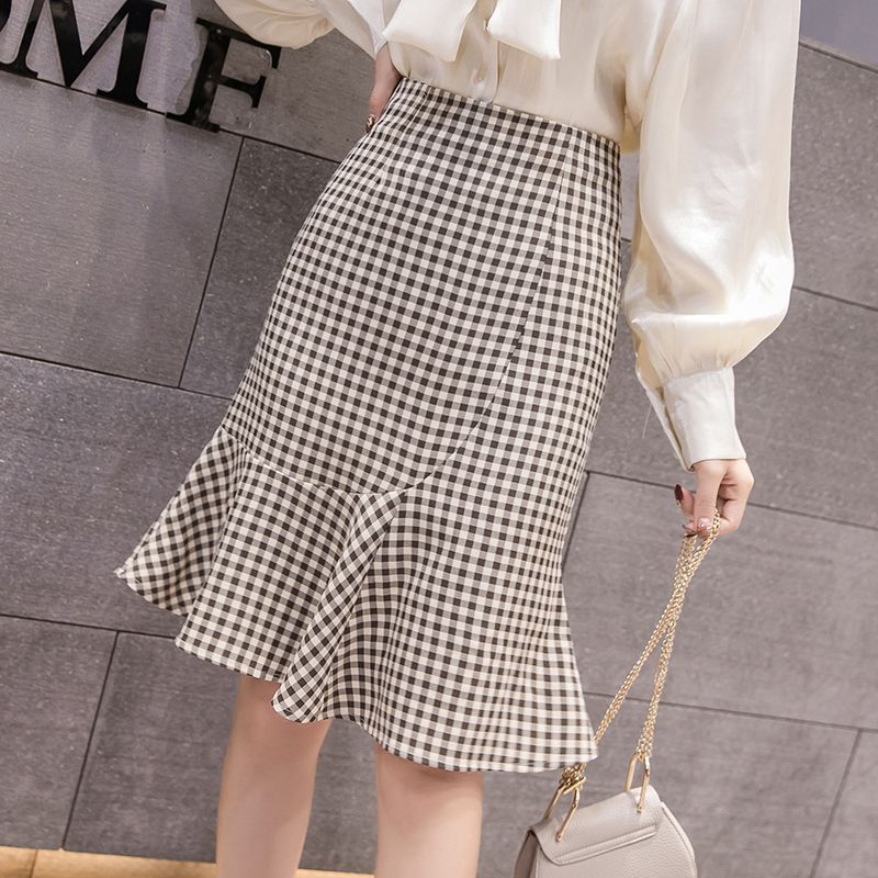 meowko - 格子鱼尾裙