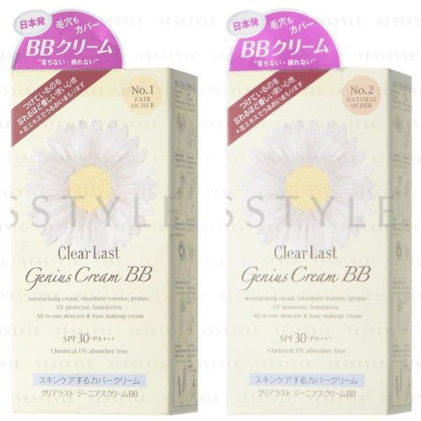 Buy Bcl Clear Last Genius Cream Bb Spf 30 Pa 2 Types In Bulk Asianbeautywholesale Com