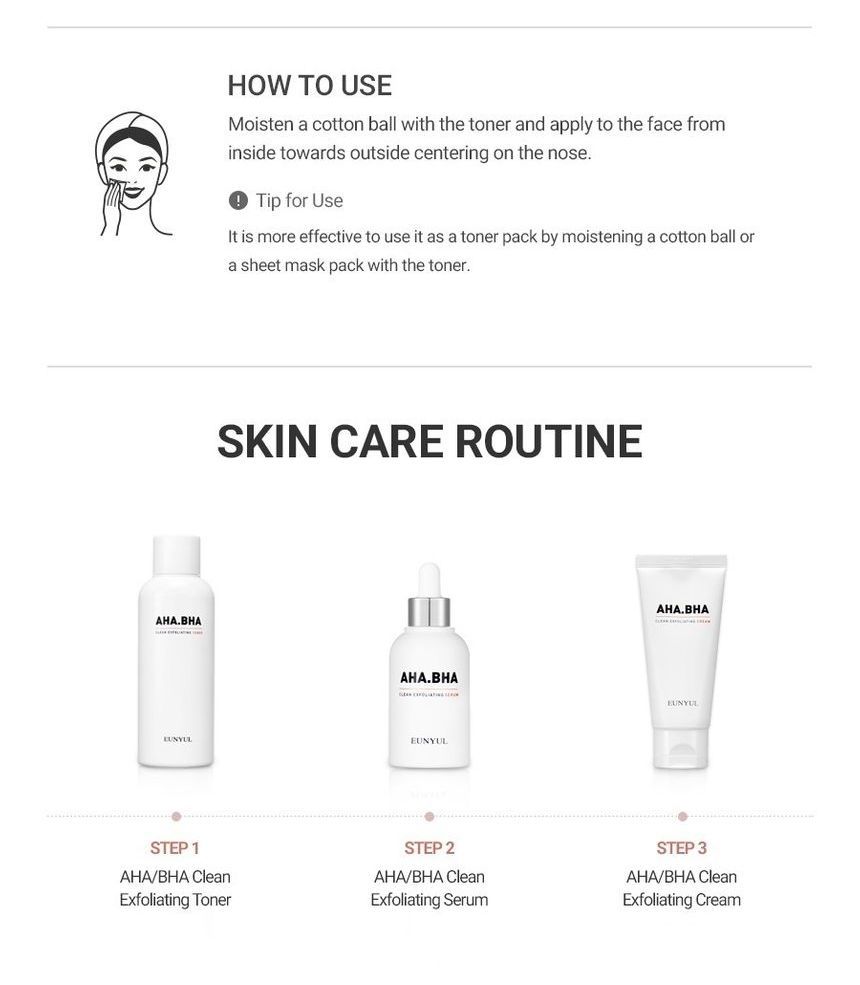 step exfoliating toner