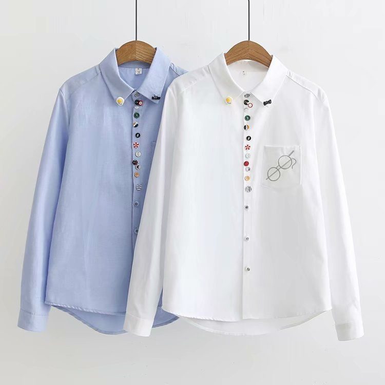 angel embroidered shirt