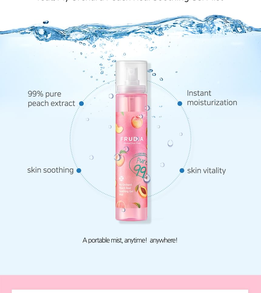FRUDIA My Orchard Pflegegel – 99% Pfirsichextrakt, Beruhigend & Feuchtigkeitsspendend