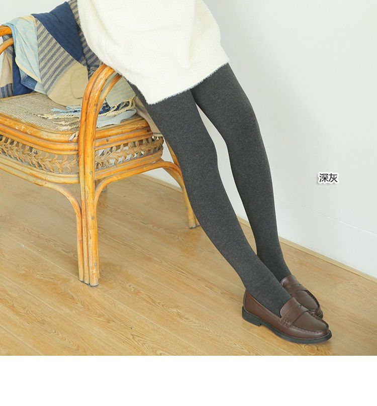 MITU - Fleece-Lined Leggings / Tights 