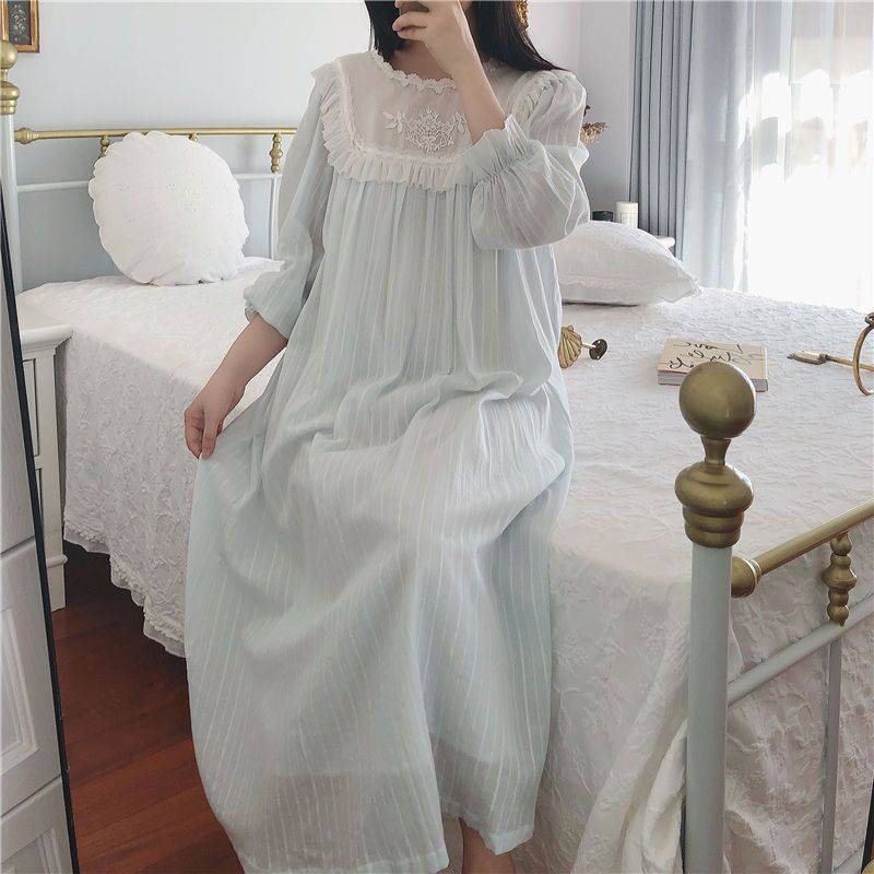 frill night gown