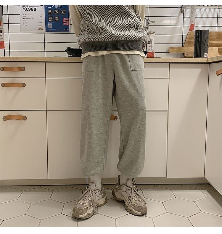 drawstring cuff sweatpants