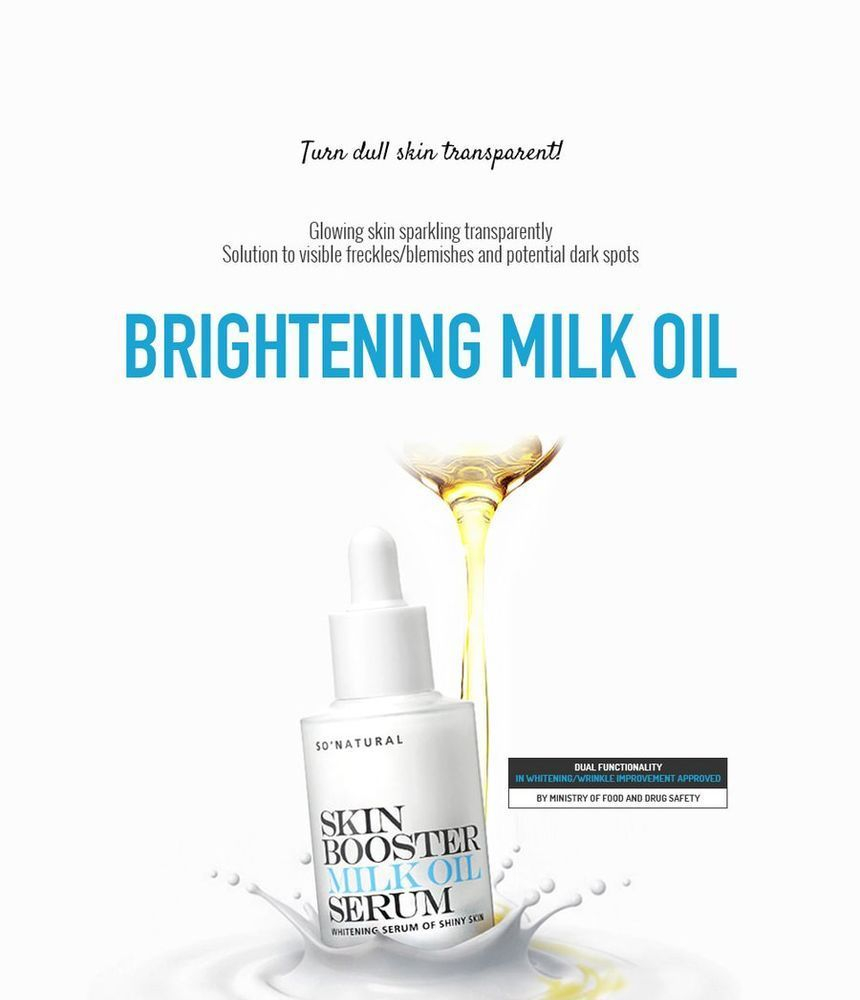 serum skin booster milk oil