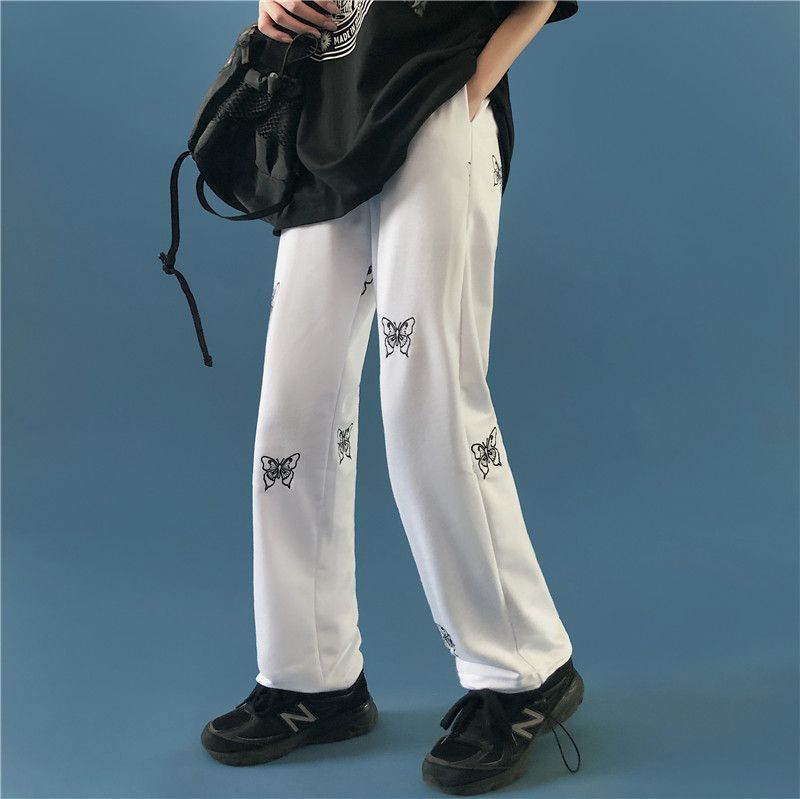 porstina - 蝴蝶印花运动裤