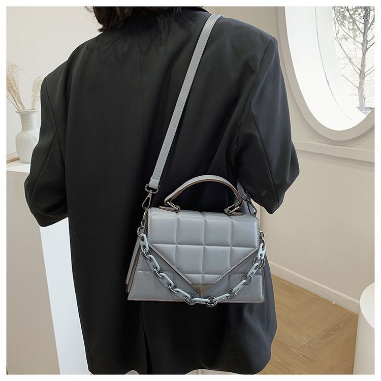 quilted faux leather bag