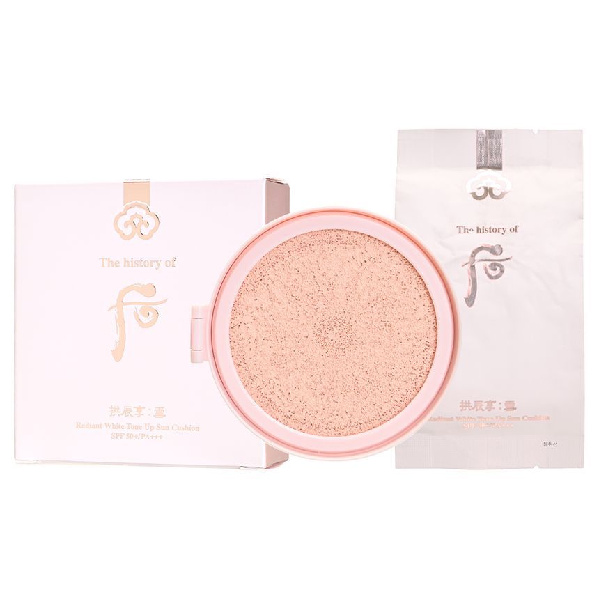 The History of Whoo Gongjinhyang: Seol Radiant White Tone Up Sun Cushion on sale