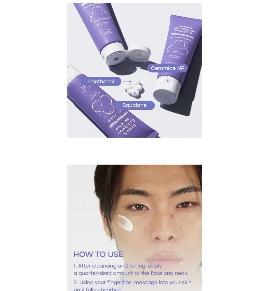 Buy Purito SEOUL - Dermide Cica Barrier Sleeping Pack (x120) (Bulk Box ...