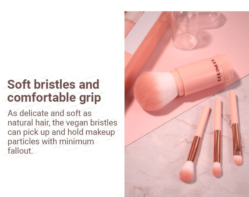 1pc Multifunctional Mushroom Head Powder & Blush Brush Soft Bristles Makeup  Tool For Setting & Contouring