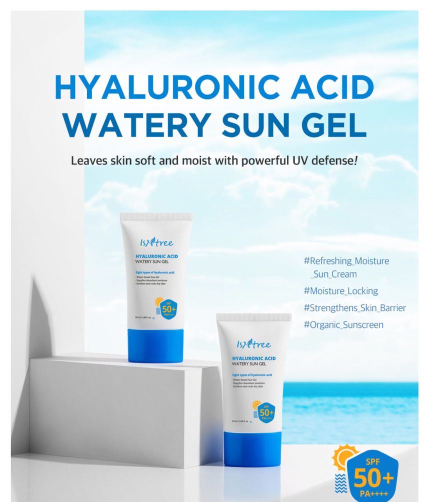 Hyaluronic Acid Watery Sun Gel SPF 50+ PA++++ - Isntree