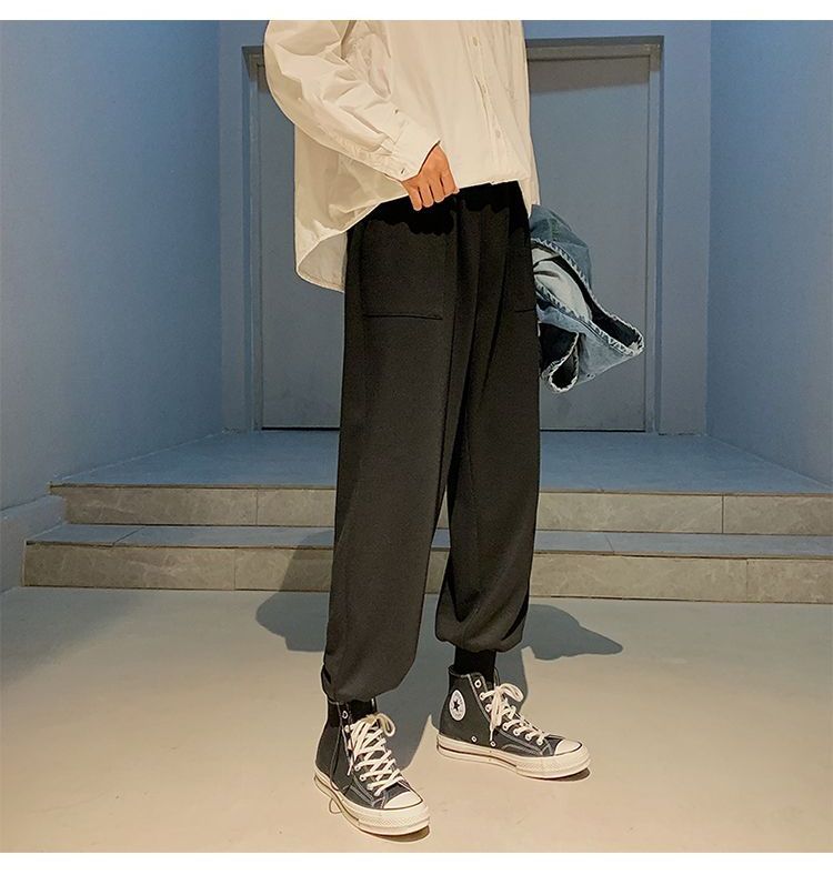 drawstring cuff sweatpants