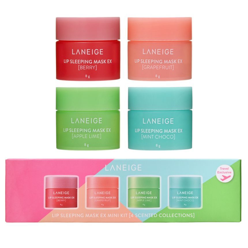 Buy LANEIGE - Lip Sleeping Mask EX Mini Kit 4 Scented Collections in Bulk |  AsianBeautyWholesale.com