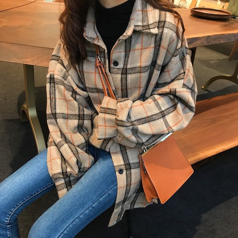 Vinales - Oversized Plaid Shirt | YesStyle