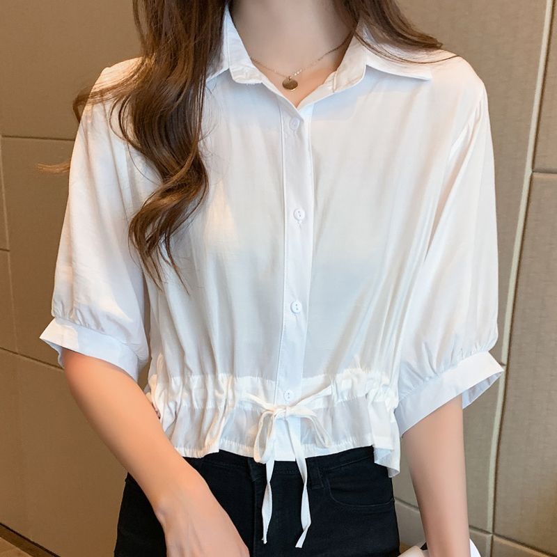 elbow sleeve blouse cutting