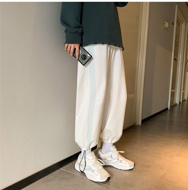 drawstring cuff sweatpants