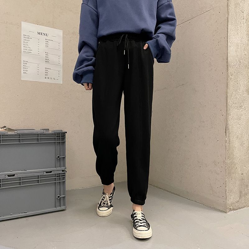 white plain sweatpants