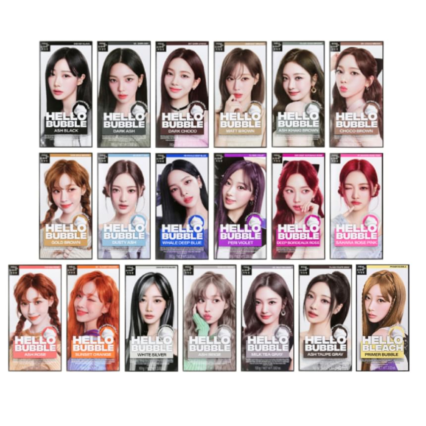 Tinte de Pelo Hello Bubble - 18 Colores