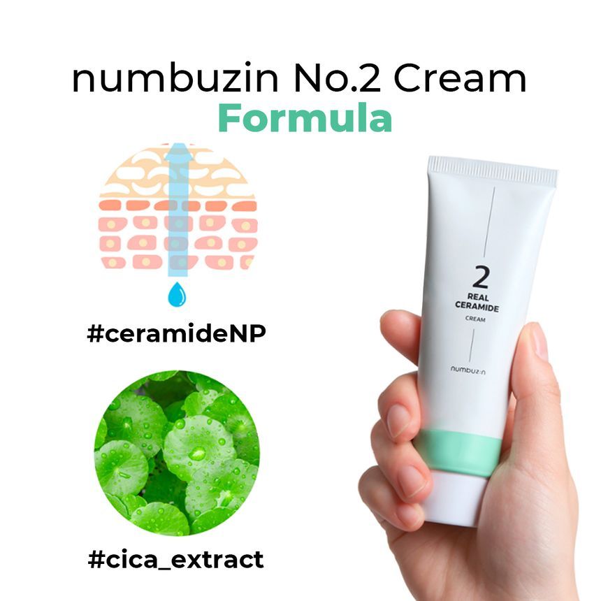 Numbuzin No.2 Real Ceramide Cream 50ml | Korean Moisturizer ...