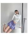 Low-Waist V-Shape Pleated Mini Skirt in 6 Colors